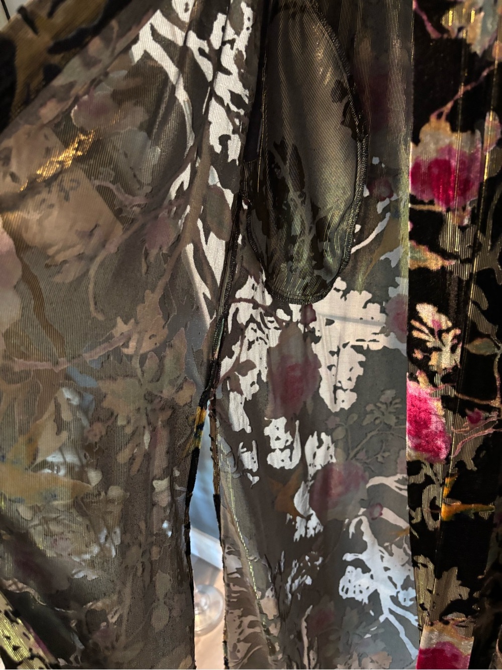 Zara Velvet Jacquard Kimono Limited Edition - Picture 13 of 16
